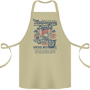 Motorcycle Legend Biker Motorcycle Chopper Cotton Apron 100% Organic Khaki
