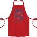 Motorcycle Legend Biker Motorcycle Chopper Cotton Apron 100% Organic Red