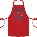 Motorcycle Legend Biker Motorcycle Chopper Cotton Apron 100% Organic Red