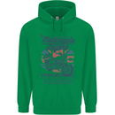 Motorcycle Legend Biker Motorcycle Chopper Mens 80% Cotton Hoodie Irish Green