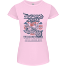 Motorcycle Legend Biker Motorcycle Chopper Womens Petite Cut T-Shirt Light Pink