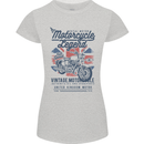 Motorcycle Legend Biker Motorcycle Chopper Womens Petite Cut T-Shirt Sports Grey