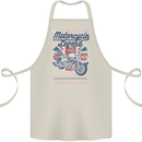 Motorcycle Legend Biker Union Jack British Cotton Apron 100% Organic Natural