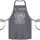 Motorcycle Legend Biker Union Jack British Cotton Apron 100% Organic Steel