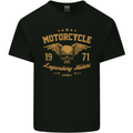 Motorcycle Legendary Riders Biker Motorbike Mens Cotton T-Shirt Tee Top Black