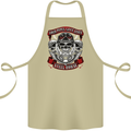 Motorcycle Lound Pipes Saves Lives Biker Cotton Apron 100% Organic Khaki