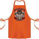 Motorcycle Lound Pipes Saves Lives Biker Cotton Apron 100% Organic Orange