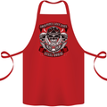 Motorcycle Lound Pipes Saves Lives Biker Cotton Apron 100% Organic Red
