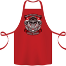 Motorcycle Lound Pipes Saves Lives Biker Cotton Apron 100% Organic Red