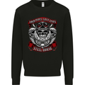 Motorcycle Lound Pipes Saves Lives Biker Kids Sweatshirt Jumper Black