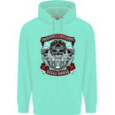 Motorcycle Lound Pipes Saves Lives Biker Mens 80% Cotton Hoodie Peppermint