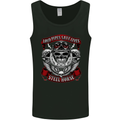 Motorcycle Lound Pipes Saves Lives Biker Mens Vest Tank Top Black