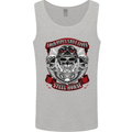 Motorcycle Lound Pipes Saves Lives Biker Mens Vest Tank Top Sports Grey