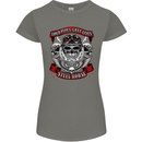 Motorcycle Lound Pipes Saves Lives Biker Womens Petite Cut T-Shirt Charcoal