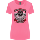 Motorcycle Lound Pipes Saves Lives Biker Womens Wider Cut T-Shirt Azalea