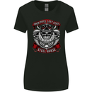 Motorcycle Lound Pipes Saves Lives Biker Womens Wider Cut T-Shirt Black