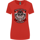 Motorcycle Lound Pipes Saves Lives Biker Womens Wider Cut T-Shirt Red