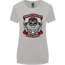 Motorcycle Lound Pipes Saves Lives Biker Womens Wider Cut T-Shirt Sports Grey