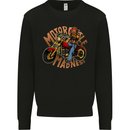 Motorcycle Madness Motorbike Biker Mens Sweatshirt Jumper Black