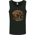 Motorcycle Madness Motorbike Biker Mens Vest Tank Top Black
