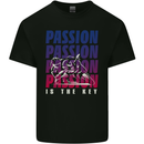 Motorcycle Passion Is the Key Biker Kids T-Shirt Childrens Black