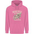 Motorcycle Racing Biker Skull Motorbike Childrens Kids Hoodie Azalea