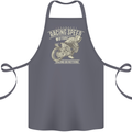 Motorcycle Racing Biker Skull Motorbike Cotton Apron 100% Organic Steel