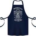 Motorcycle Repair Motorbike Biker Cotton Apron 100% Organic Navy Blue