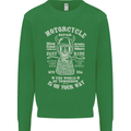 Motorcycle Repair Motorbike Biker Kids Sweatshirt Jumper Irish Green
