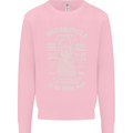Motorcycle Repair Motorbike Biker Kids Sweatshirt Jumper Light Pink