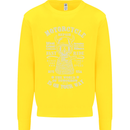 Motorcycle Repair Motorbike Biker Kids Sweatshirt Jumper Yellow