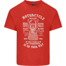 Motorcycle Repair Motorbike Biker Mens Cotton T-Shirt Tee Top Red