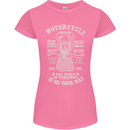 Motorcycle Repair Motorbike Biker Womens Petite Cut T-Shirt Azalea
