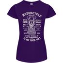 Motorcycle Repair Motorbike Biker Womens Petite Cut T-Shirt Purple
