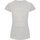 Motorcycle Repair Motorbike Biker Womens Petite Cut T-Shirt Sports Grey