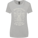 Motorcycle Repair Motorbike Biker Womens Wider Cut T-Shirt Sports Grey