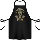 Motorcycle Riders Biker Motorbike Skull Cotton Apron 100% Organic Black