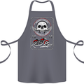 Motorcycle Road Race Biker Motorbike Skull Cotton Apron 100% Organic Steel