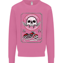 Motorcycle Road Race Biker Motorbike Skull Mens Sweatshirt Jumper Azalea