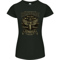 Motorcycle Roadrage Motorbike Biker Womens Petite Cut T-Shirt Black
