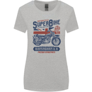 Motorcycle Superbike Birmingham U.K. Biker Womens Wider Cut T-Shirt Sports Grey