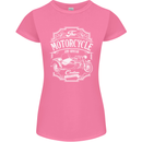 Motorcycle and Sidecar Biker Motorbike Womens Petite Cut T-Shirt Azalea
