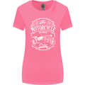 Motorcycle and Sidecar Biker Motorbike Womens Wider Cut T-Shirt Azalea