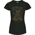 Motorcycles Speedlands Motorbike Biker Womens Petite Cut T-Shirt Black