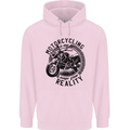 Motorcycling Motorbike Motorcycle Biker Childrens Kids Hoodie Light Pink