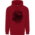 Motorcycling Motorbike Motorcycle Biker Childrens Kids Hoodie Red