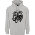 Motorcycling Motorbike Motorcycle Biker Childrens Kids Hoodie Sports Grey