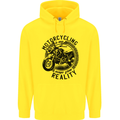 Motorcycling Motorbike Motorcycle Biker Childrens Kids Hoodie Yellow