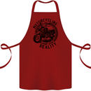 Motorcycling Motorbike Motorcycle Biker Cotton Apron 100% Organic Maroon