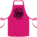 Motorcycling Motorbike Motorcycle Biker Cotton Apron 100% Organic Pink